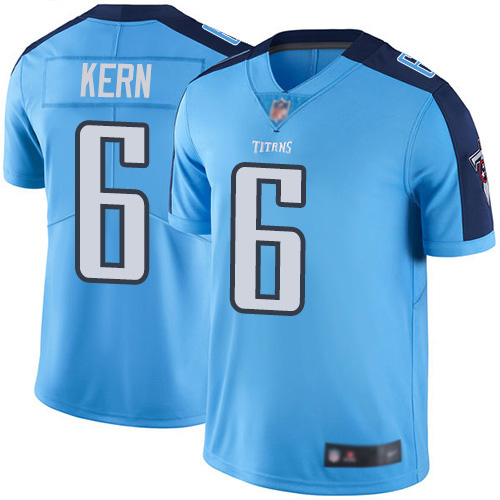 Tennessee Titans Limited Light Blue Men Brett Kern Jersey NFL Football #6 Rush Vapor Untouchable